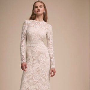 Tadashi Shoji Tenley Gown - Ivory - Size 8